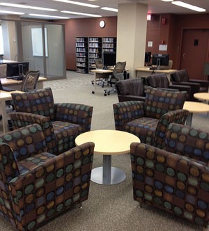 Ritter Library, Main Floor Computer/Work Lab