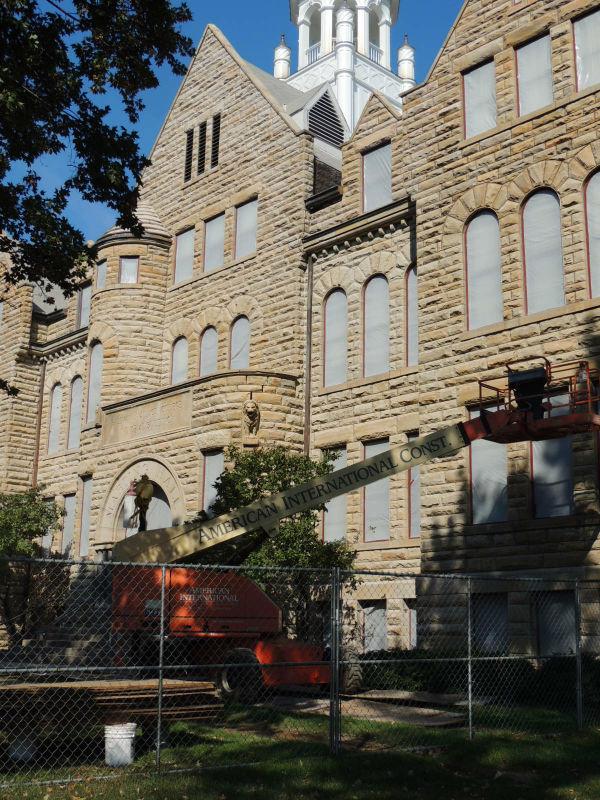 More views of the Marting Hall restoration.