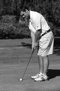 Senior Chris Nader is preparing for another successful spring golf season. Photo credit: BW Sports Information