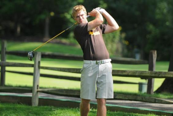 Senior Augie Ward carded an 84 at the OAC Conference Tournament on Sunday, April 27.