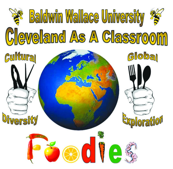BW Foodies’ logo touts the group’s concept of using Cleveland as 
a multi-cultural classroom.
