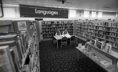 Visitors to the Berea branch of the Cuyahoga County Public Library get a wealth of information and valuable resources for students.
