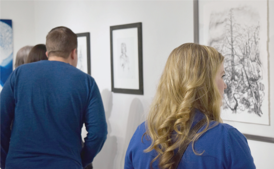 Each year, alumni from the art department return to Baldwin Wallace to share their work. This year’s show runs through Oct. 26 in Fawick Gallery in Kleist.