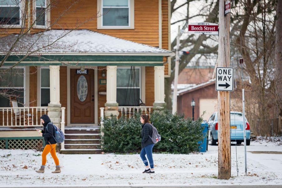Private Homes between North, South campuses complicate snow removal
