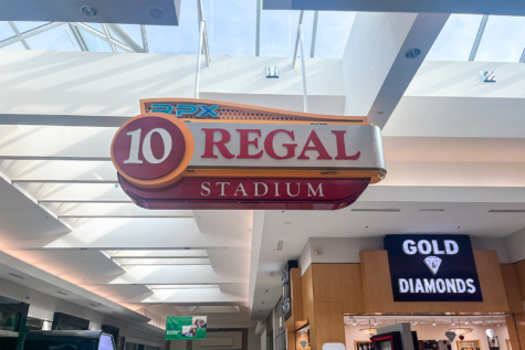 This is a display of the Regal landmark inside Great Northern Mall, which closed on Jan. 27. Some local enthusiasts are alarmed by the sudden decline of accessible movie theater locations.