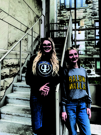 On April 5, Kayela Swansiger (left) and Emma Omerzo (right) were elected senior class president and vice president for the 2023-2024 school year.