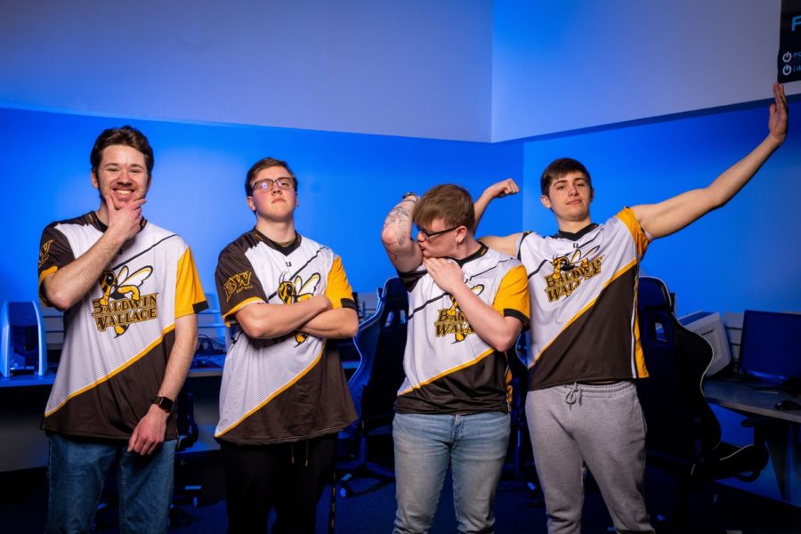 This is a picture of the Rocket League team on media day taken on Feb. 4 by the Damien M. Campbell.