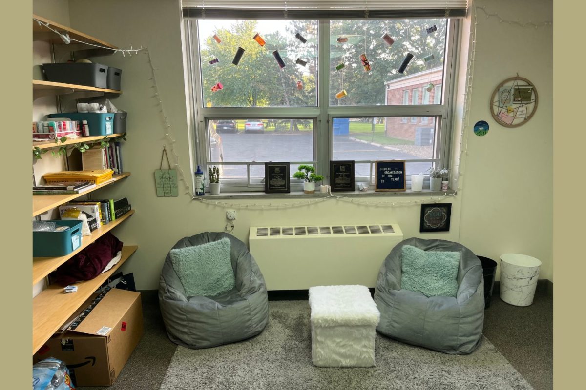 Pictured is Active Minds new room for mental health.
