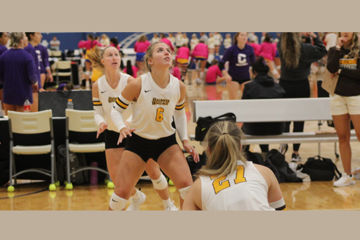  BW womens volleyball team plays against Mountaineers