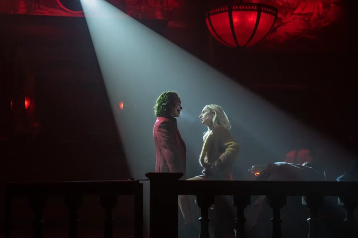 Joaquin Phoenix and Lady Gaga in "Joker: Foile à Deux."