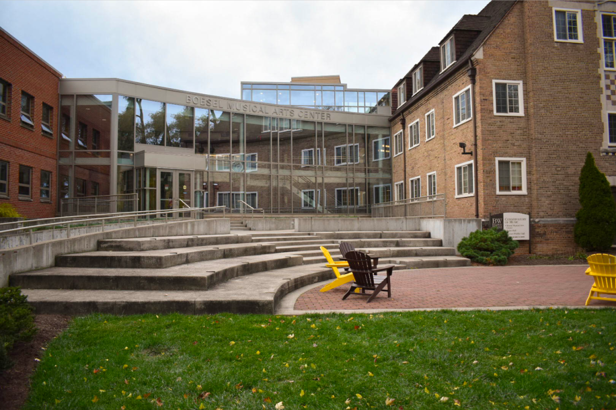 A photo of the Boesel Musical Arts Center. 