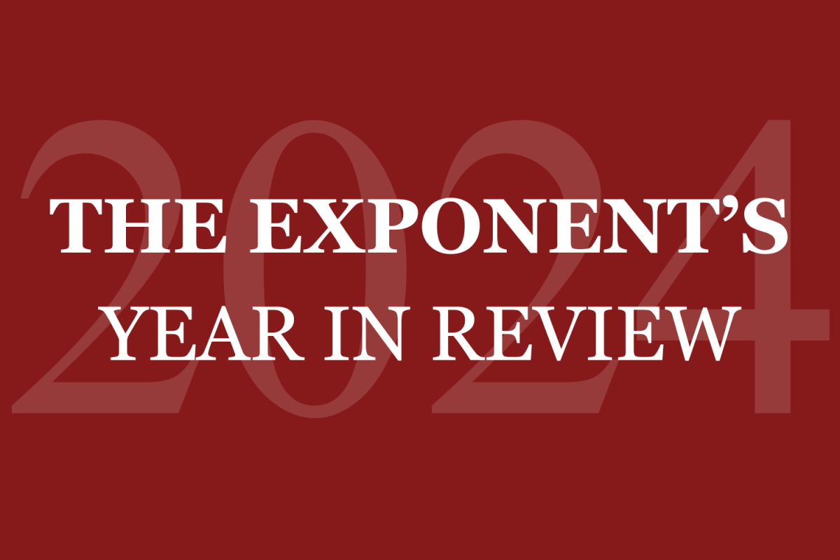 The Exponent's 2024 Year in Review graphic.