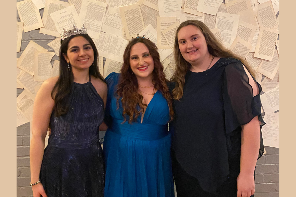 Ursula Saadeh, Bella Issa and Maddie Keil at the Book Jackets Storybook Gala.