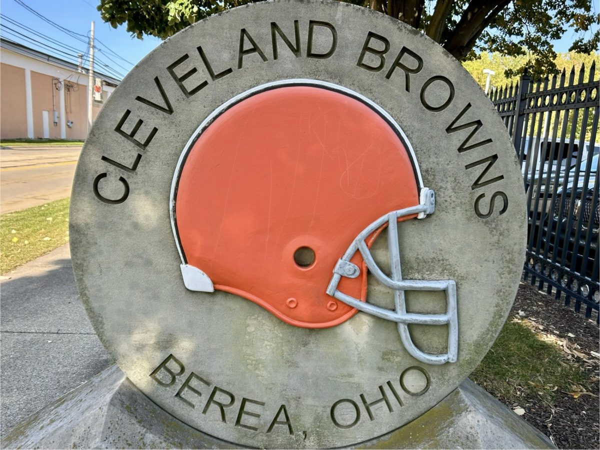 The Cleveland Browns lost to the Cincinnati Bengals this Sunday, 17-16 (Photo taken near the Cleveland Browns' training facility in Berea, Ohio).